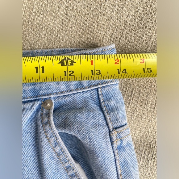 The Frankie Shop Pants Women’s Small Jeans Kai Cargo Denim Pants Worn Wash - Picture 9 of 13